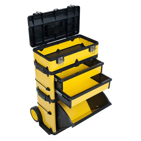 metal tool box on wheels|portable tool chest with wheels.